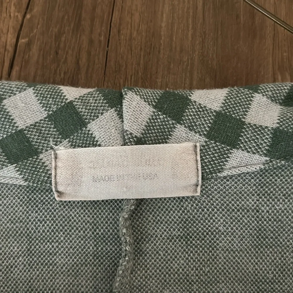 Alter’d State Gingham Blazer. Green Check | Lightweight | Jacket Women’s Sz-S